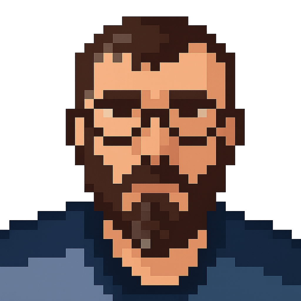 Pixel art logo